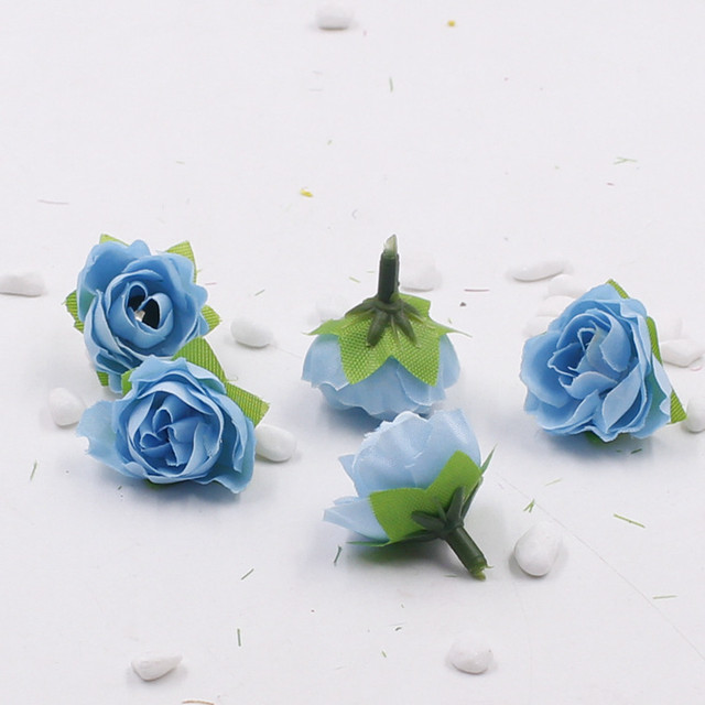 Chocolate Decorations Flowers, 10pcs Mini Rose Decoration